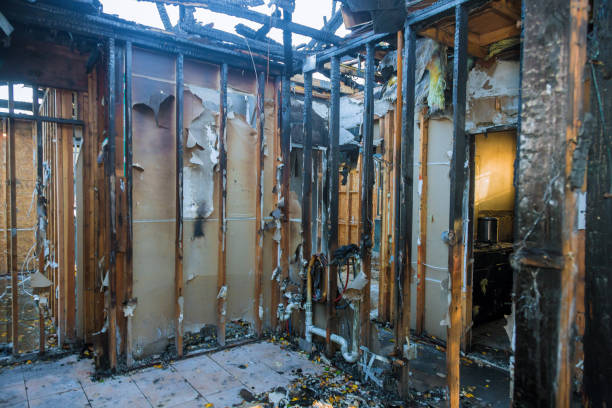 Professional Emergency Fire Cleanup technician working in Fort Worth, TX